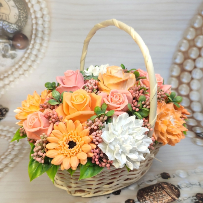 Букет из мыла 3 сентября - мастерская Мылоленд