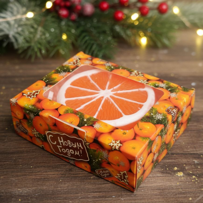 Апельсин в коробке