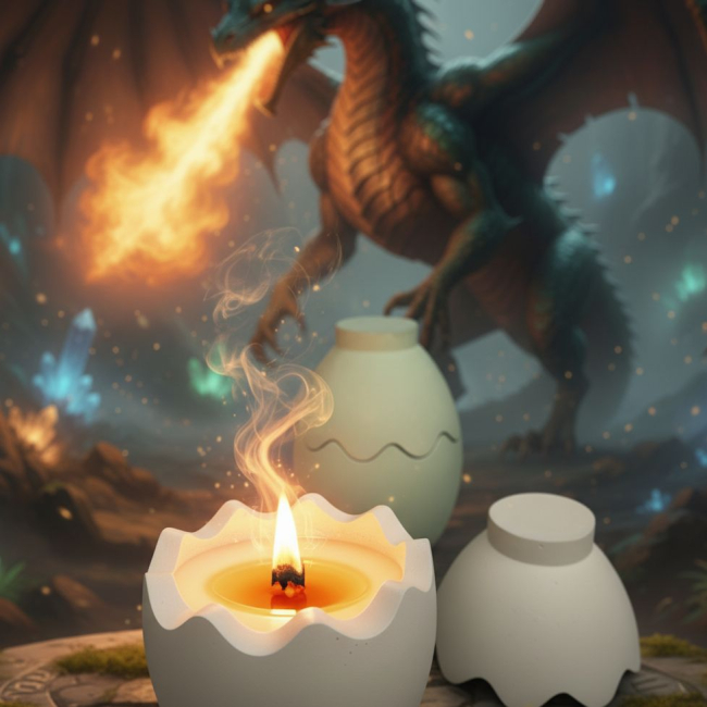 Огнедышащий дракон и свеча