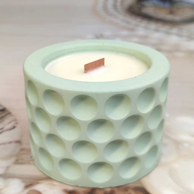 Аромасвеча в гипсе