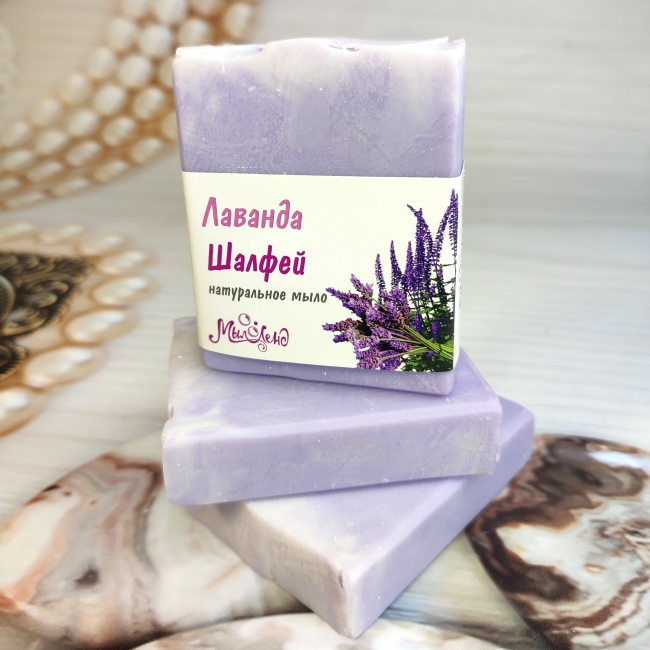 Сочетание лаванды и шалфея