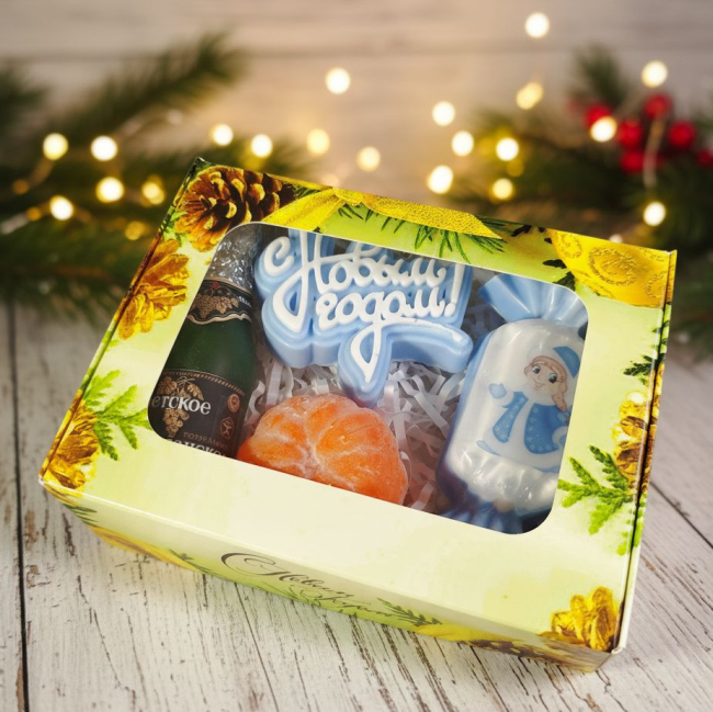 Новогоднее мыло в наборе