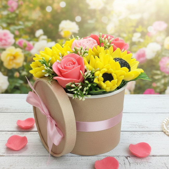 Осеннее солнце мыльные цветы