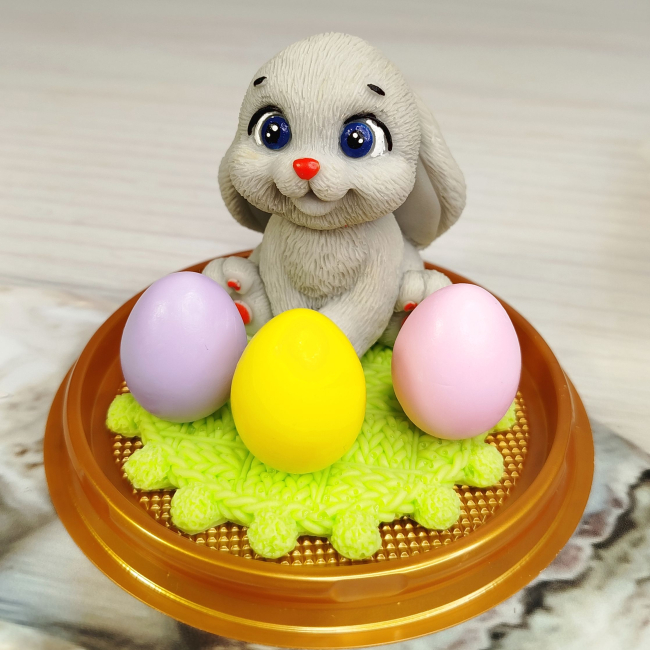кролик с яйцами на пасху