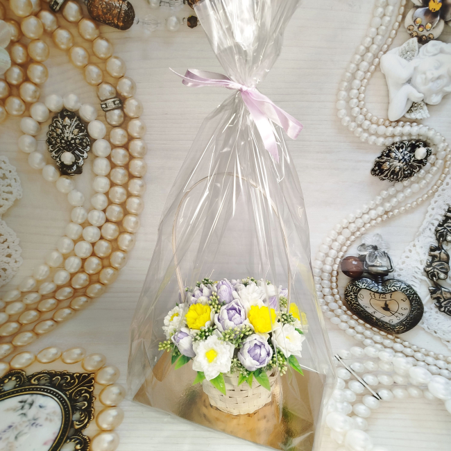 Корзина первоцветов