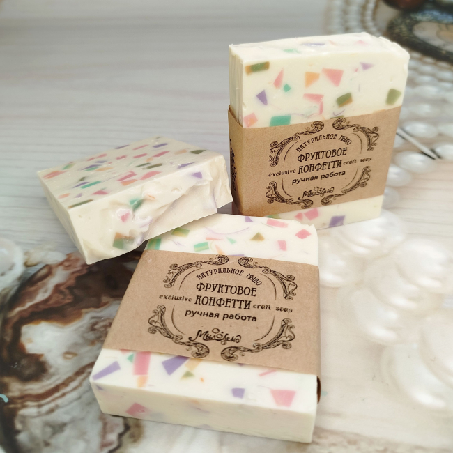 Конфетти из фруктов