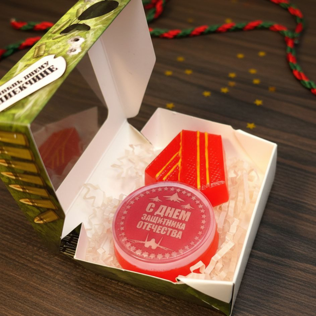 Мыльная медаль к 23 Февраля, I степени :)