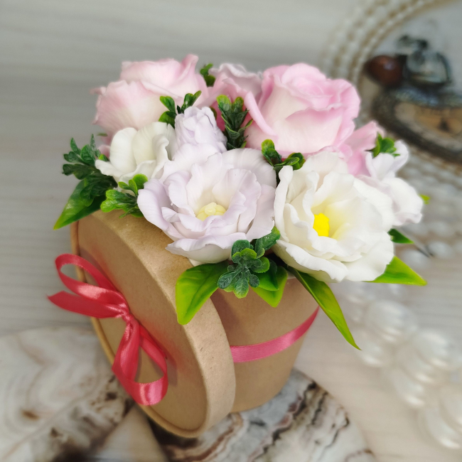 Букет розовые сны