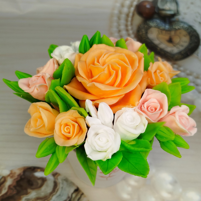 Букет Персиковое сияние