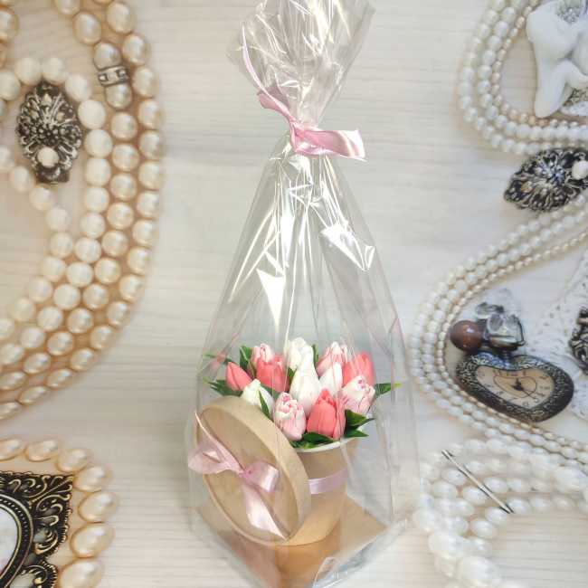Тюльпаны в упаковке