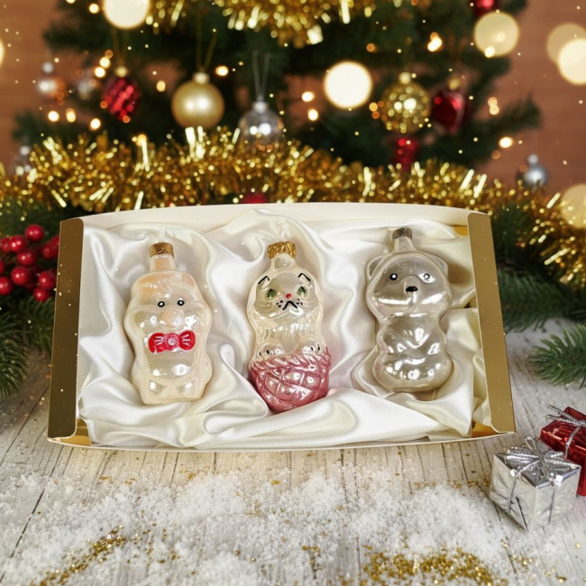 Поросёнок, кот и медвежонок