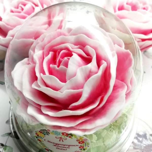 Мыльная роза в куполе myloland.by