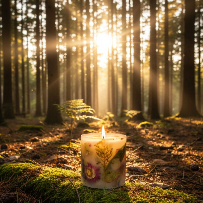 свеча в сосновом бору