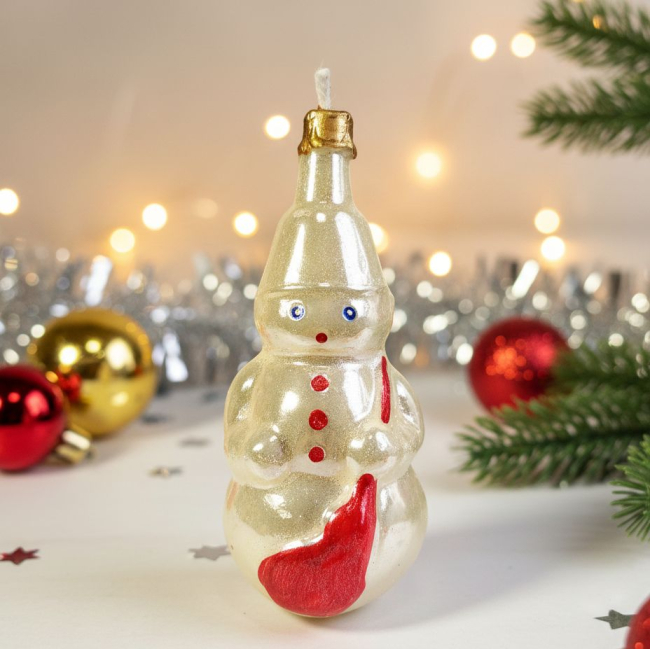 Снеговик с подарками