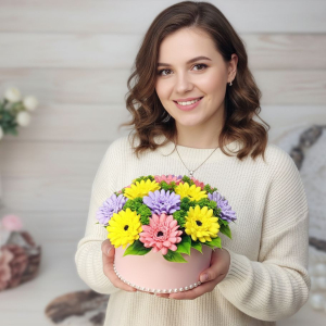 Букет с герберами