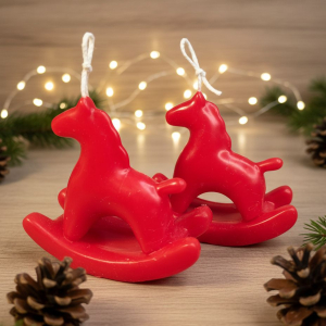 Огненная лошадка-качалка