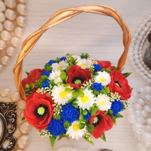 Маки из мыла