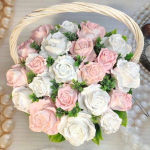 Магия любви корзина роз