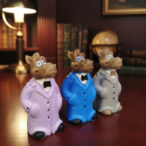 Три коня в пальто