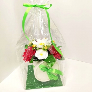 Букет Снег и пламя