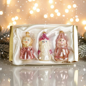 Девочка, Дед Мороз и клоун