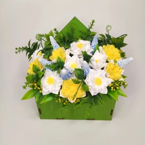 весенняя композиция в конверте