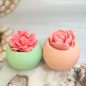 Бомбочки для ванны с цветами