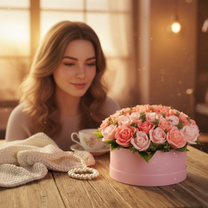 Мыльный букет Розовое облако