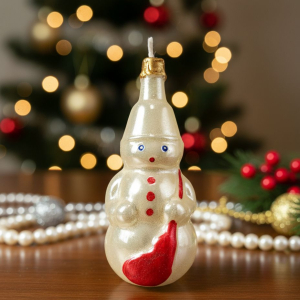 Винтажный снеговик